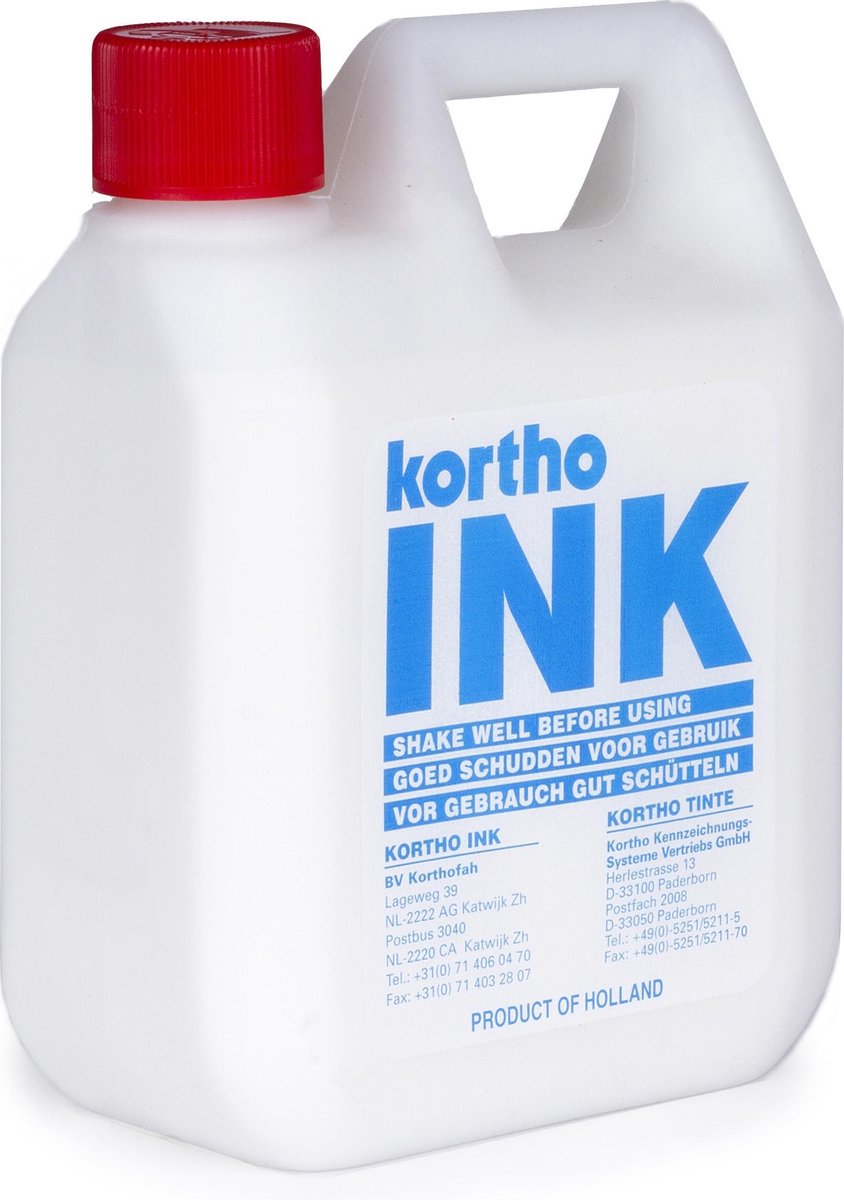 Kortho sjabloneerinkt | 946ml | wit